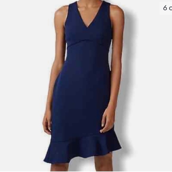 EXPRESS V-NECK SLEEVELESS DRESS 4 - Picture 3 of 8